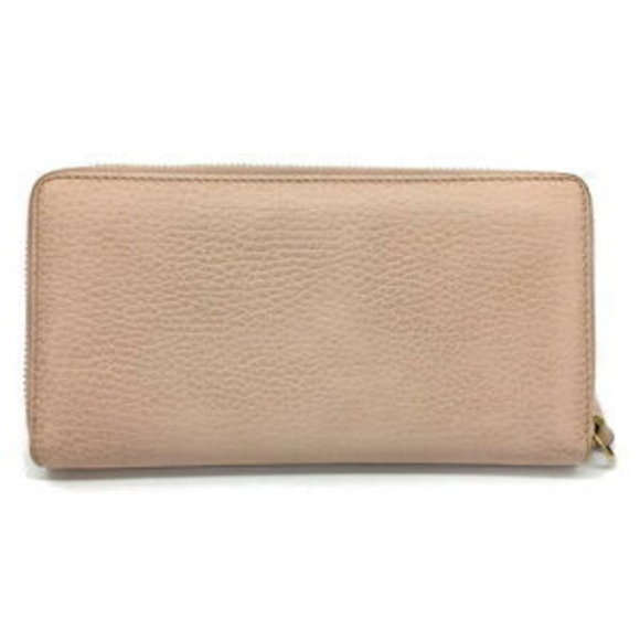 Gucci Zip Leather Long Pink Wallet - Picture 1 of 7